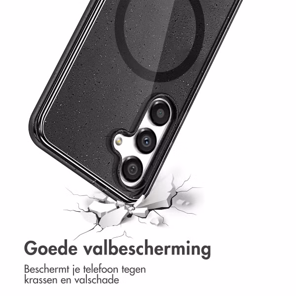 imoshion Sparkle Backcover met MagSafe Samsung Galaxy S24 - Glitter Zwart