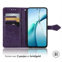 imoshion Mandala Bookcase Motorola Edge 60 Fusion - Paars