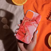 Selencia Vivid Tough Backcover Samsung Galaxy S23 - Rosy Marble