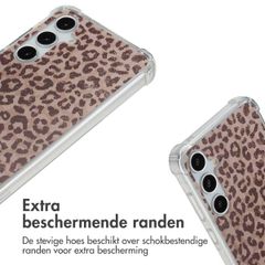 imoshion Design hoesje met koord Samsung Galaxy A55 - Leopard Mood