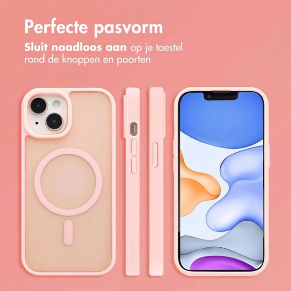 imoshion Color Guard Backcover met MagSafe Apple iPhone 15 - Lichtroze