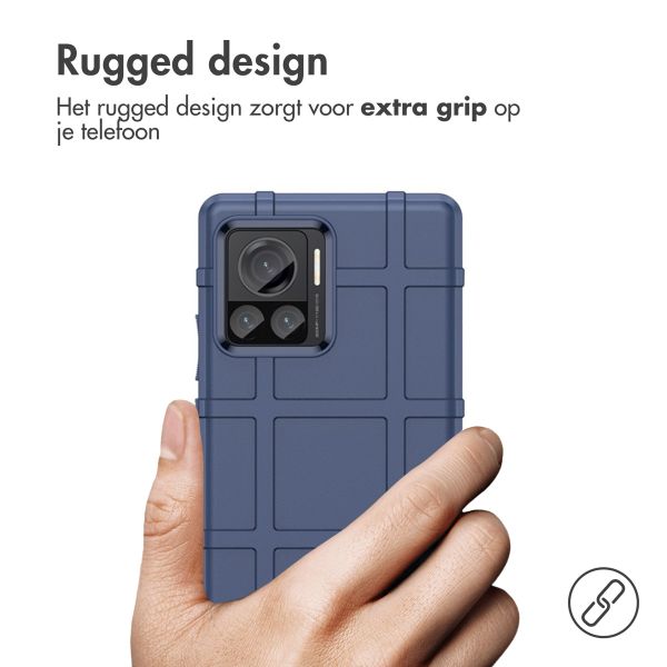 imoshion Rugged Shield Backcover Motorola Edge 30 Ultra - Donkerblauw