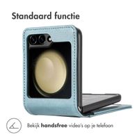 imoshion Luxe Bookcase Samsung Galaxy Z Flip 6 - Lichtblauw