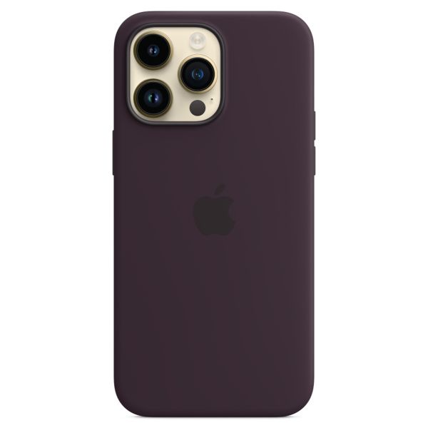 Apple Silicone Back Cover with MagSafe Apple iPhone 14 Pro Max - Elderberry