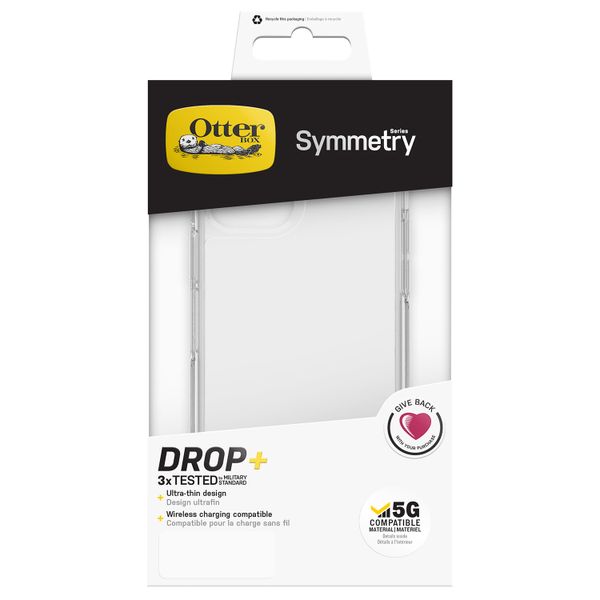 OtterBox Symmetry Clear Backcover iPhone 12 (Pro) - Transparant