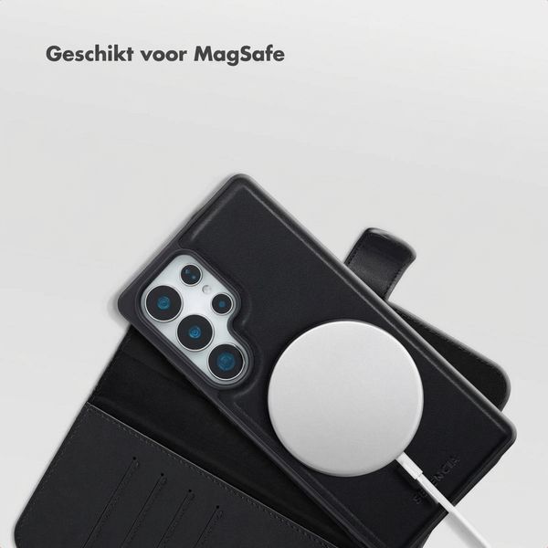 Selencia Olyn Uitneembare Bookcase met MagSafe Samsung Galaxy S25 Ultra - Zwart