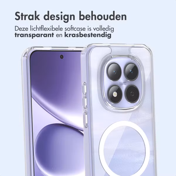 imoshion Protective Backcover met MagSafe Xiaomi Redmi Note 15 Pro (4G) - Transparant