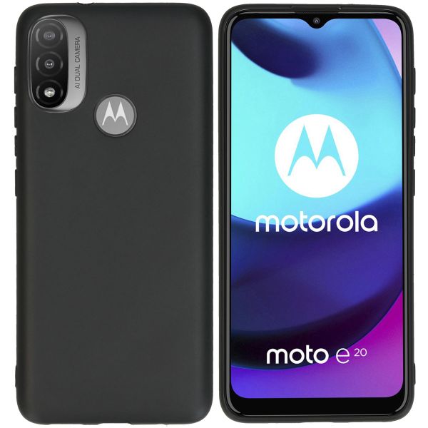 imoshion Color Backcover Motorola Moto E20 - Zwart