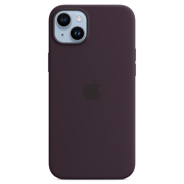 Apple Silicone Back Cover with MagSafe Apple iPhone 14 Plus - Elderberry