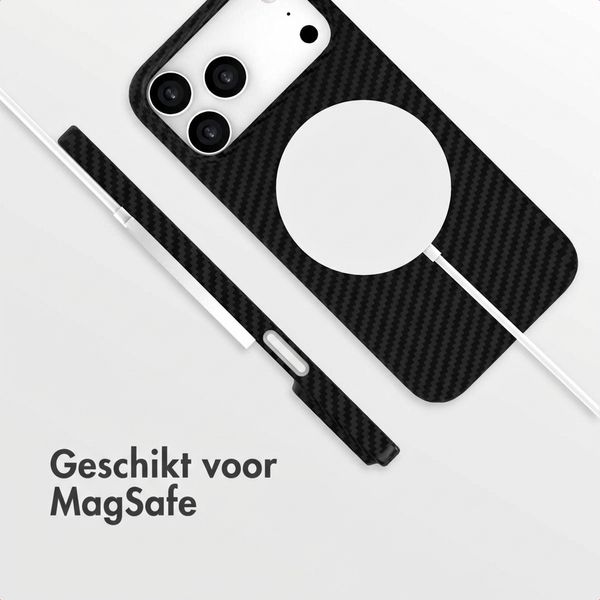 Accezz MagSafe Kevlar® Backcover Apple iPhone 17 Pro - Zwart