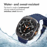 imoshion Ocean Silicone Band Samsung Galaxy Watch Ultra 2 (2026) / Ultra (2024/2025) - Midnight Blue
