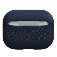 Njorð Collections Salmon Leather Case Apple AirPods Pro 1 / Pro 2 - Petrol