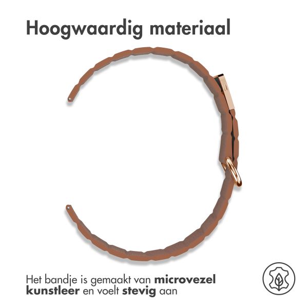 imoshion Magnetisch lederen bandje  - Universeel 22 mm aansluiting - Bruin