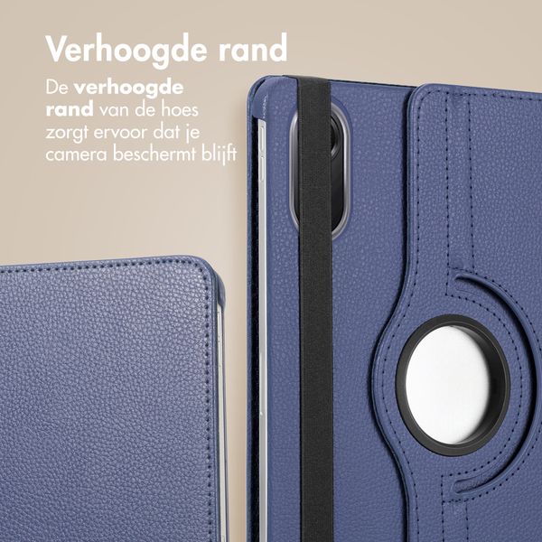 imoshion 360° draaibare Bookcase Xiaomi Redmi Pad 2 - Donkerblauw