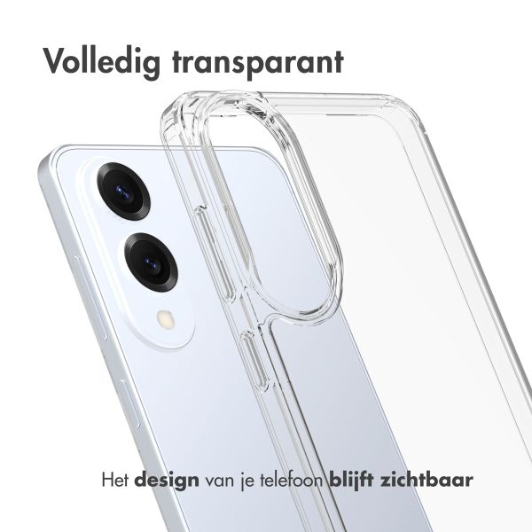 Accezz Xtreme Impact Backcover Samsung Galaxy S25 Edge - Transparant