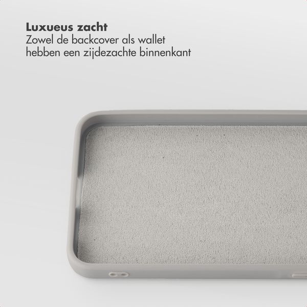 Selencia Olyn Uitneembare Bookcase met MagSafe Samsung Galaxy A57 (5G) - Grijs