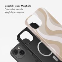 Selencia Vivid Tough Backcover met MagSafe iPhone 14 - Desert Waves Beige