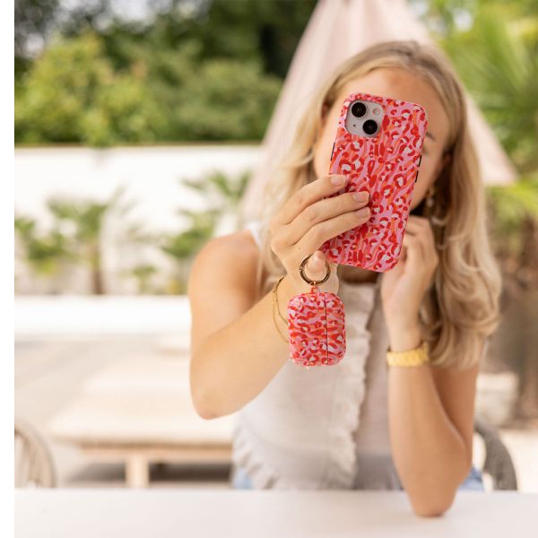 Selencia Vivid Backcover met MagSafe Apple iPhone 15 - Wild Spots Lipstick