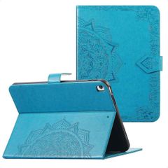 imoshion Mandala Bookcase Apple iPad 9 (2021) 10.2 inch / iPad 8 (2020) 10.2 inch / iPad 7 (2019) 10.2 inch - Turquoise