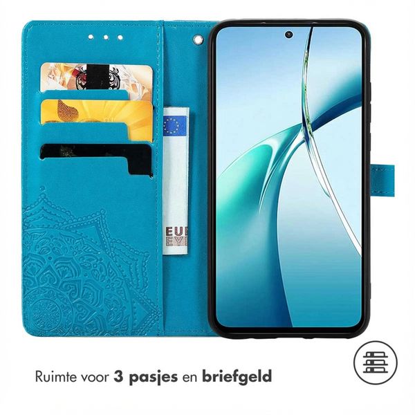 imoshion Mandala Bookcase Xiaomi Redmi Note 14 (4G) - Turquoise