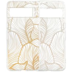 imoshion Design hoesje Google Pixel 8 Pro - Golden Leaves Transparant