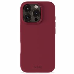 Holdit Silicone Case iPhone 16 Pro - Red Velvet