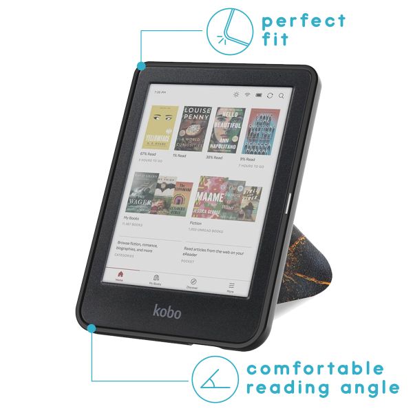 imoshion Design Vouwbare Bookcase Kobo Clara Colour / BW - Black Marble