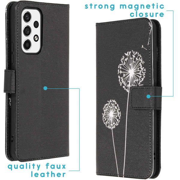 imoshion Design Softcase Bookcase Samsung Galaxy A53 - Dandelion