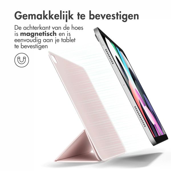 imoshion Magnetic Bookcase Apple iPad 11 (2025) 11 inch A16 / iPad 10 (2022) 10.9 inch - Roze