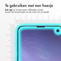 Accezz Gehard Glas Full Cover Screenprotector Samsung Galaxy S10