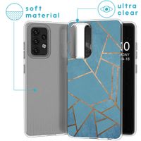 imoshion Design hoesje Samsung Galaxy A52(s) (5G/4G) - Blue Graphic