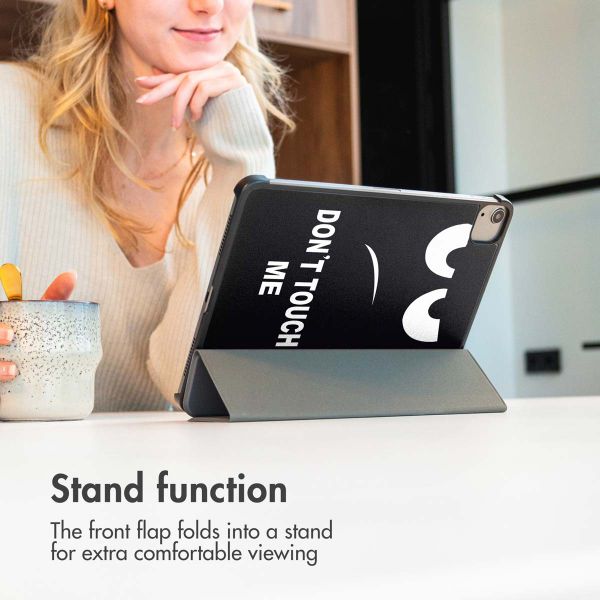imoshion Design Trifold Case Apple iPad Pro 13 (2025) M5 / (2024) M4 - Don't touch