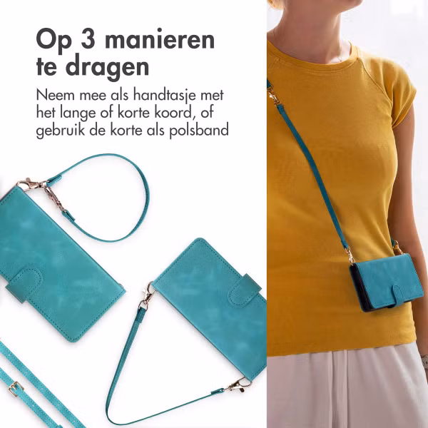 imoshion Bookcase met koord Apple iPhone 11 - Turquoise