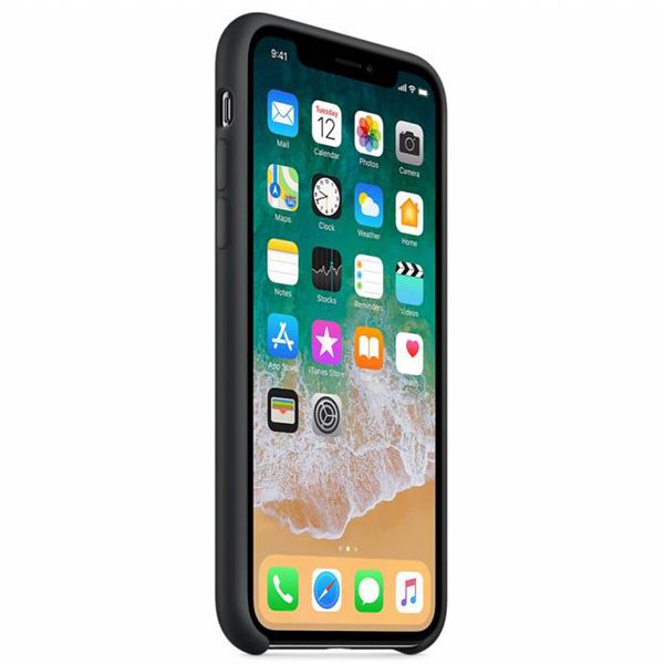 Apple Silicone Backcover iPhone X - Black