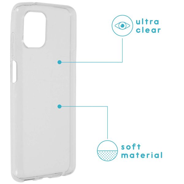 imoshion Softcase Backcover Motorola Edge 20 Lite - Transparant