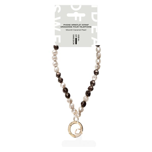 iDeal of Sweden Wristlet Strap - Moonlit Caramel Pearl