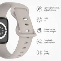 imoshion Silicone⁺ Strap Apple Watch | 38/40/41/42 mm - Size S/M - Stone