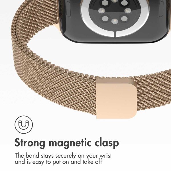 imoshion Slim Milanese Band Apple Watch | 38/40/41/42 mm - Rose Gold