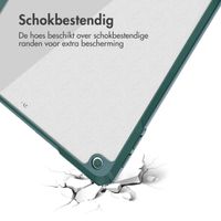 imoshion Trifold Hardcase Bookcase Apple iPad 9 (2021) 10.2 inch / iPad 8 (2020) 10.2 inch / iPad 7 (2019) 10.2 inch - Groen