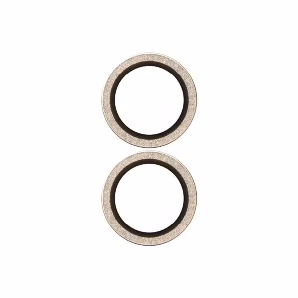 PanzerGlass Camera Protector Hoops Optic Rings voor de Apple iPhone 17 - Glitter Goud