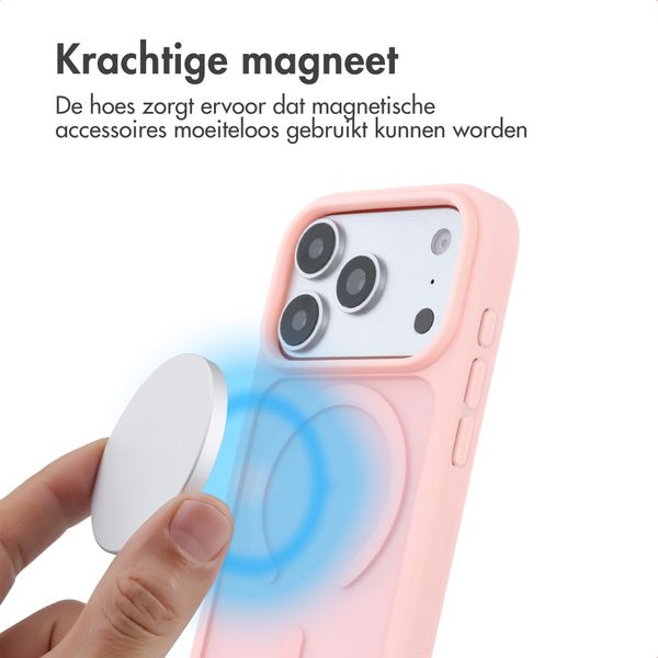 imoshion Color Guard Backcover met MagSafe Apple iPhone 18 Pro Max / 17 Pro Max - Lichtroze