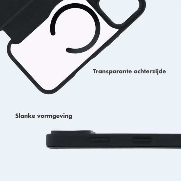 imoshion Transparante Bookcase met MagSafe Apple iPhone 18 Pro Max / 17 Pro Max - Zwart