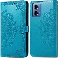 imoshion Mandala Bookcase Motorola Moto G34 - Turquoise