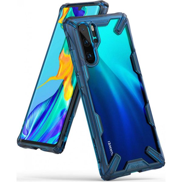 Ringke Fusion X Backcover Huawei P30 Pro - Blauw