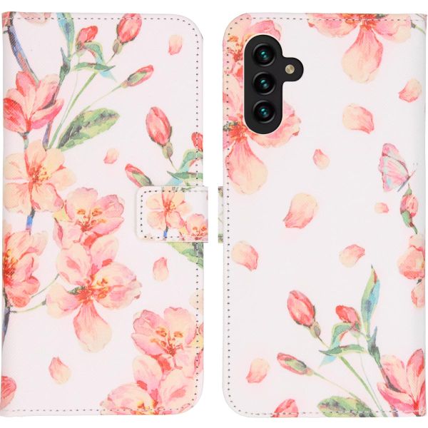 imoshion Design Softcase Bookcase Samsung Galaxy A13 (5G) / A04s - Blossom Watercolor