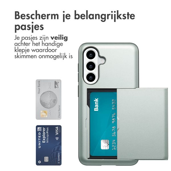 imoshion Backcover met pasjeshouder Samsung Galaxy A36 / A56 - Groen