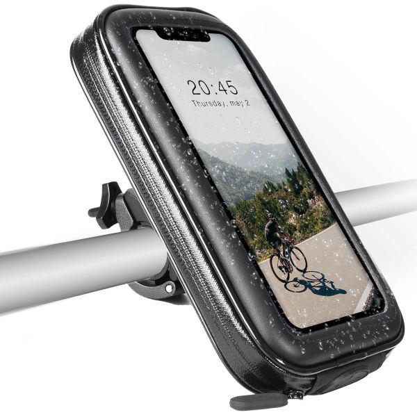 imoshion Telefoonhouder fiets - Universeel - Met hoes - Zwart