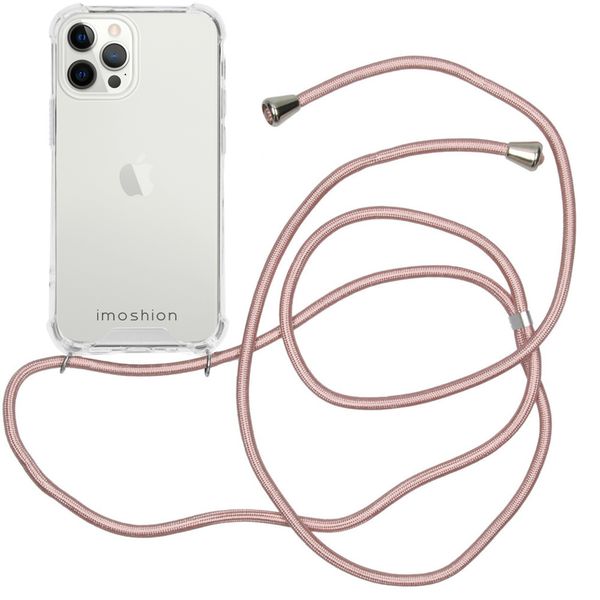 imoshion Backcover met koord Apple iPhone 12 Pro Max - Rosé Goud