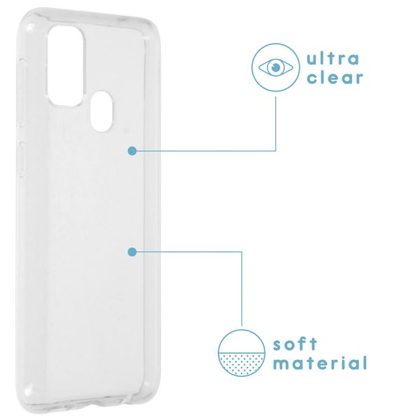 imoshion Softcase Backcover Samsung Galaxy M31 - Transparant