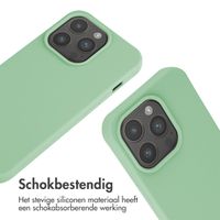 imoshion Siliconen hoesje met koord iPhone 15 Pro - Groen